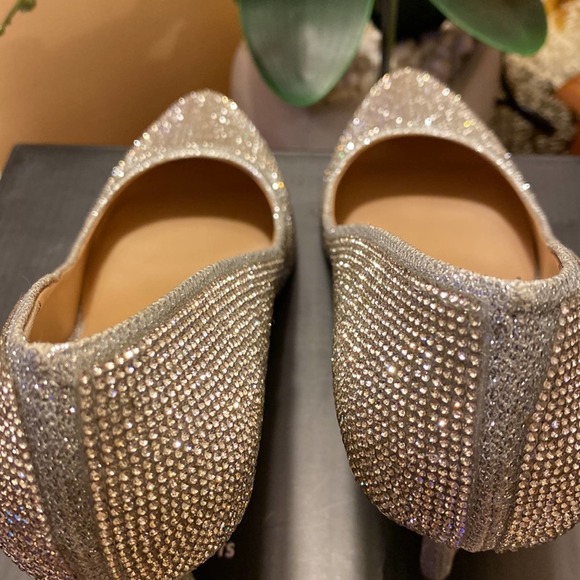 INC International Concepts Zitah Pumps Silver Crystal 7M - Picture 10 of 12